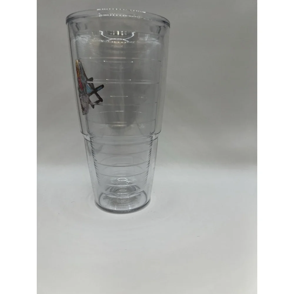 Tervis 24 oz Insulated Tumbler – Beach Chair & Hat Embroidered Tropical‎ Red